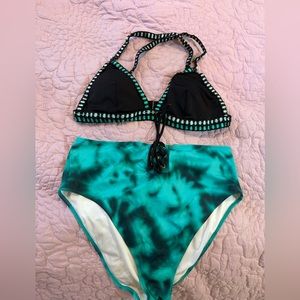 Pink/VS Teal Bikini